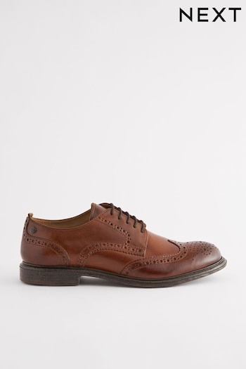 Tan Brown Heritage Brogue shoes nike (824341) | £62