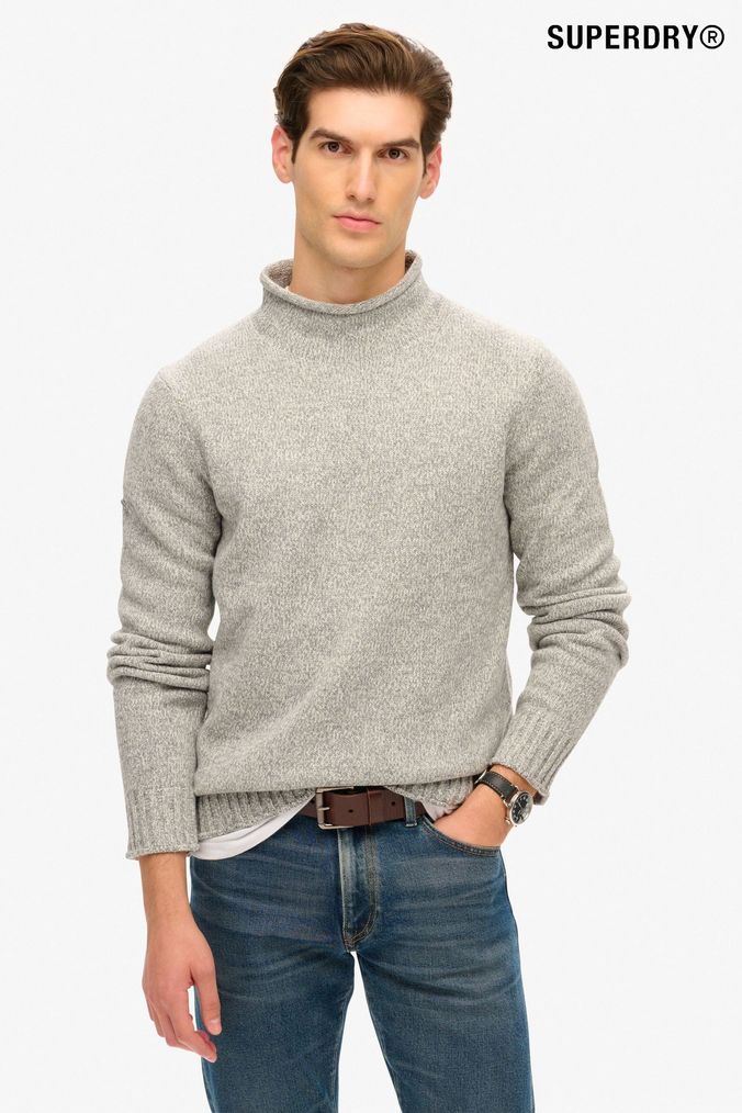 Mens roll neck jumper next on sale