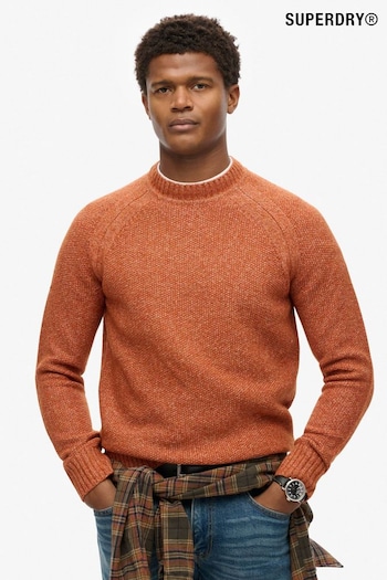 Superdry Sequoia Brown Chunky Raglan Jumper (824948) | £60