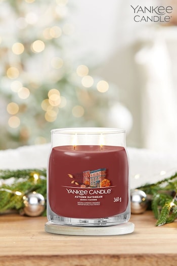 Yankee Candle Cream Signature Medium Jar Autumn Daydream Scented Candle (825060) | £25