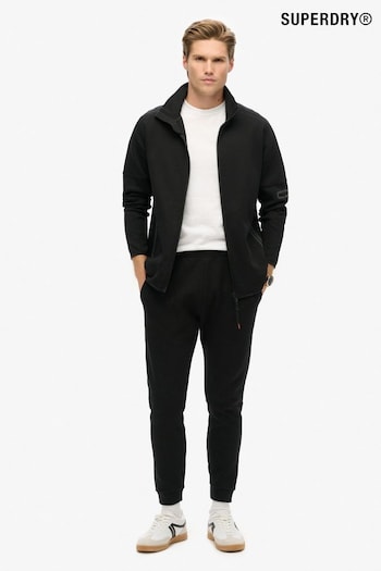 Superdry Black Tech Tapered Joggers (825084) | £60