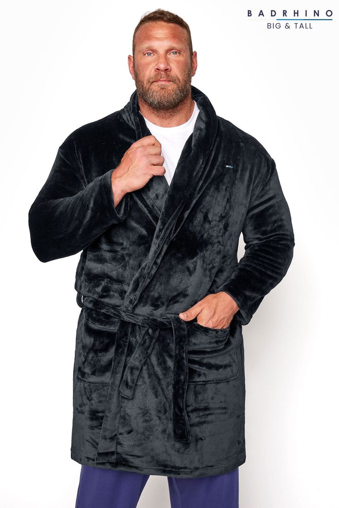 Big and tall online mens dressing gowns