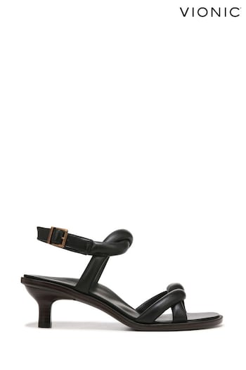 Vionic Angelica Heeled Black Sandals (825545) | £140