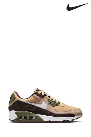 Nike Light Brown Air Max 90 Trainers (826079) | £145