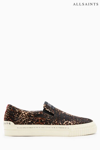 AllSaints Black Slip Sneakers (826116) | £119