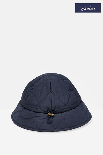 Joules Navy Quilted Bucket Hat (826117) | £16.95