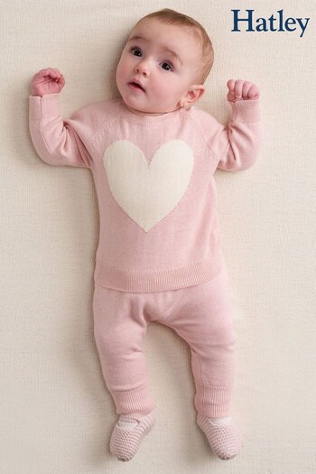 Hatley Pink Sweet Heart Pull Over Sweater (826468) | £30