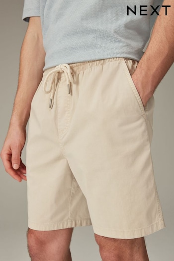 Stone Washed Cotton Elasticated Waist Shorts Multi (826552) | £18