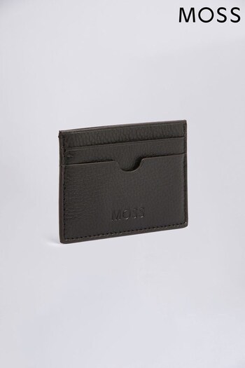 MOSS Black Grained Leather Cardholder (826771) | £25