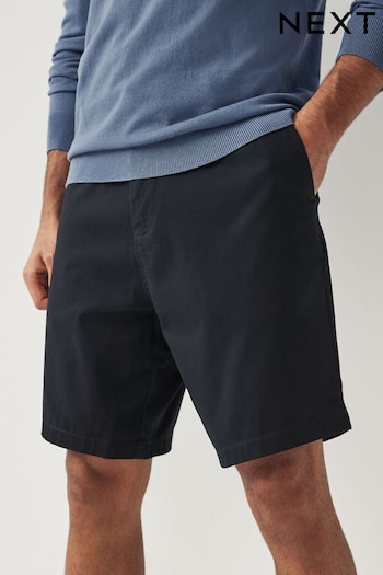 Navy Blue Straight Stretch Chinos Shorts (826849) | £19