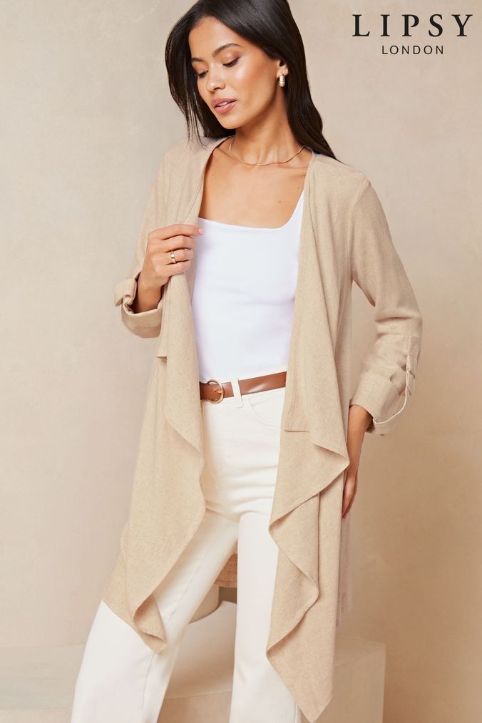 Wopmen s Long Cream Beige Cardigans Next UK