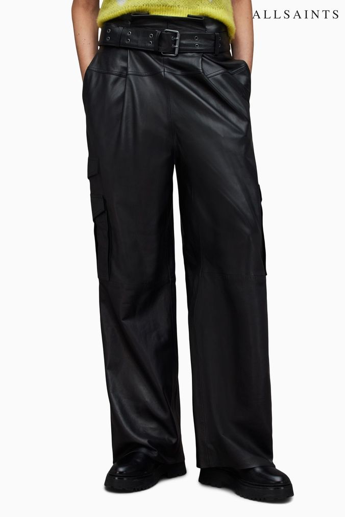 All saints leather pants outlet