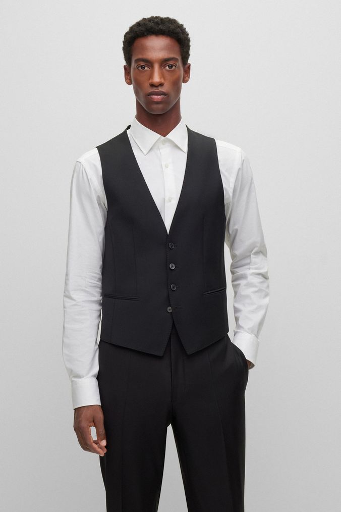 Buy Men s BOSS Waistcoats Online Next UK