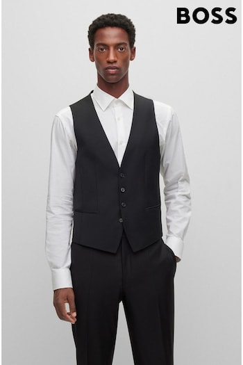 BOSS Black Slim Fit Wool Blend Waistcoat (827673) | £119