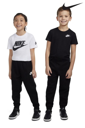 Nike Black Little Kids Club Fleece Joggers (827675) | £24