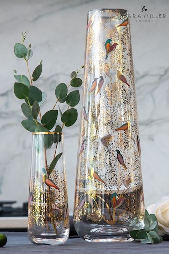 Sara Miller Clear Chelsea Single Stem Glass Vase (828031) | £28