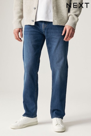 Blue Straight Classic Stretch Jeans still (828937) | £28