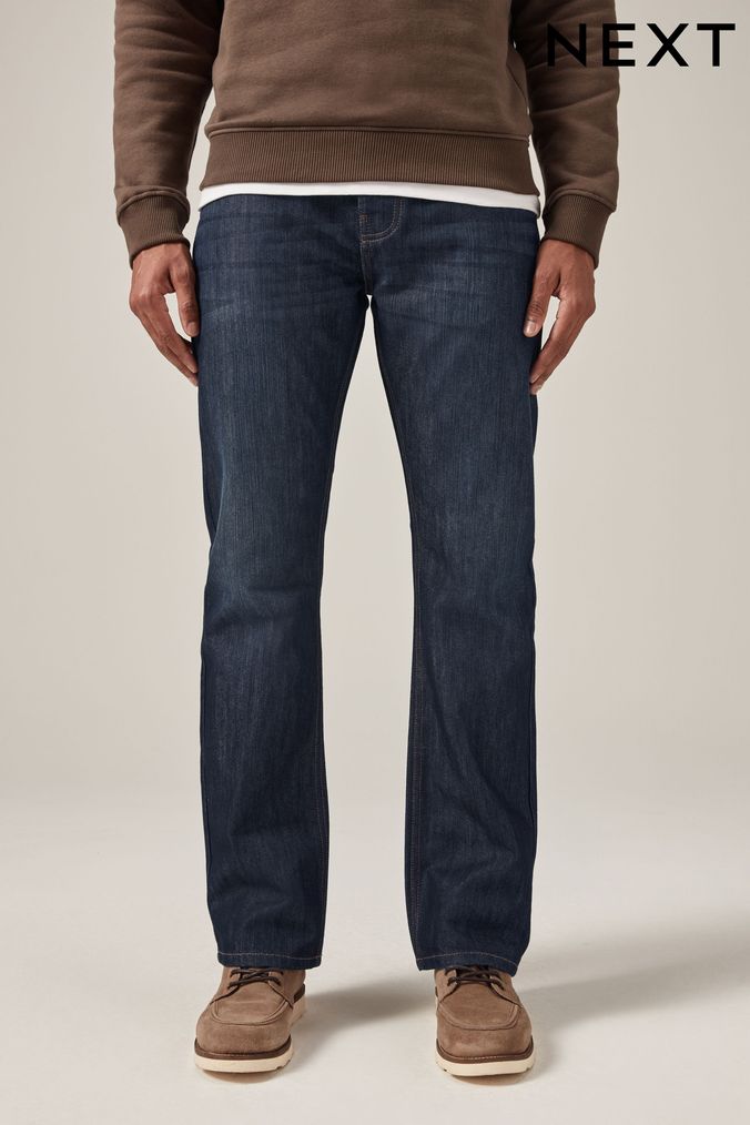 Dark blue bootcut sale jeans mens