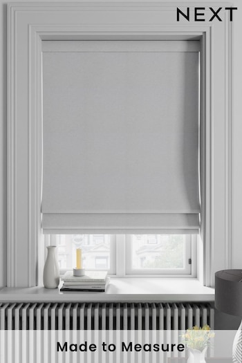Silver Soho Made To Measure Roman Blind (829260) | £84