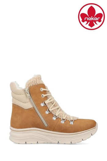 Rieker Womens Zipper Brown clarks Shoes (830129) | £72