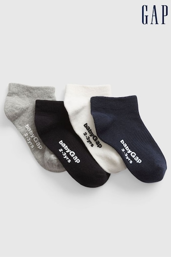 Gap Grey Crew Socks 4-Pack (830317) | £8