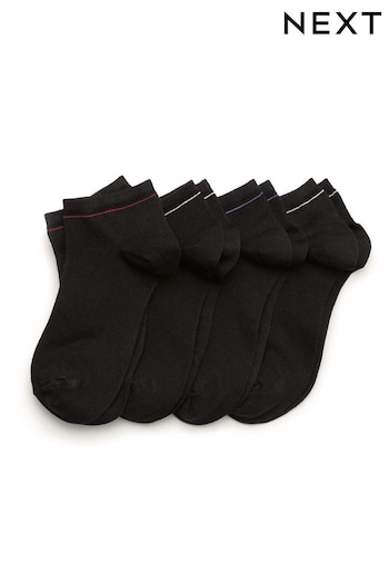 Black Modal Trainer Socks 4 Pack (830430) | £7