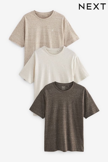 Neutral 3 Pack Stag Marl T-Shirt (830555) | £32