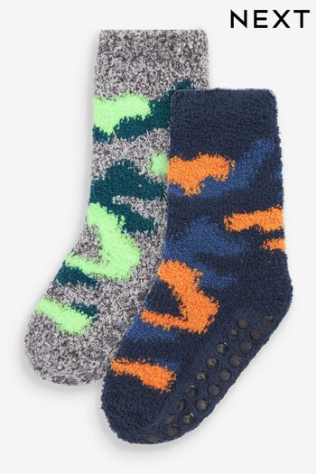Fluro Camouflage Cosy Socks 2 Pack (830874) | £7 - £9