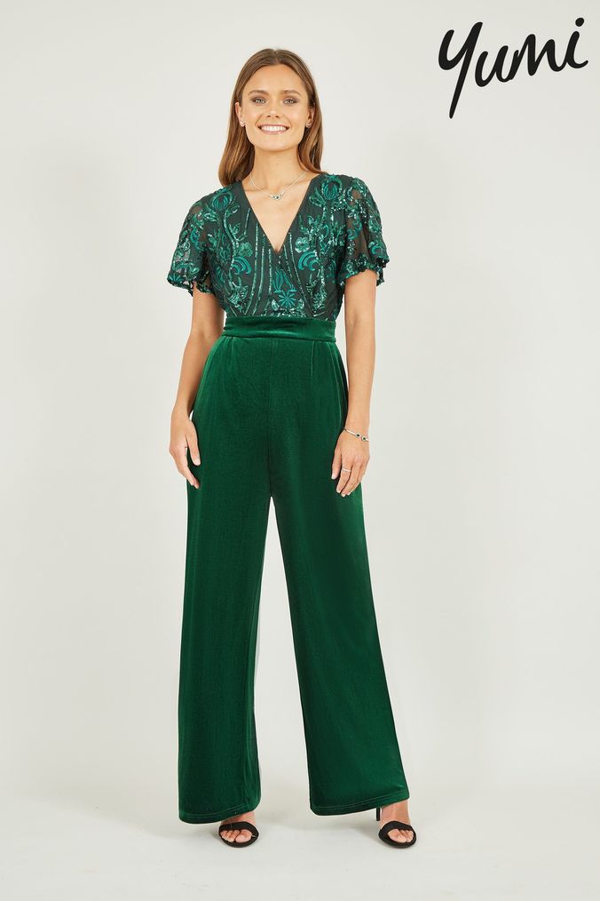 Petite wedding guest jumpsuit top
