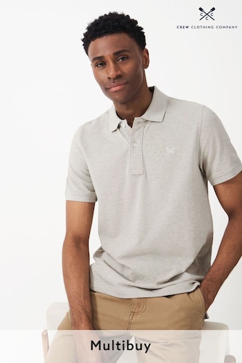 Crew Clothing Company Orange Plain Cotton Classic Polo Shirt (831289) | £40