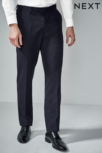 Navy Blue Regular Fit Suit Trousers (831934) | £35
