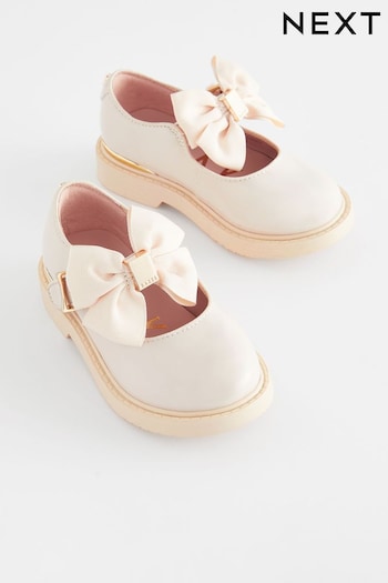 Baker by Ted Baker Girls Patent Mary Jane Shoes with Bow (832037) | £38 - £40