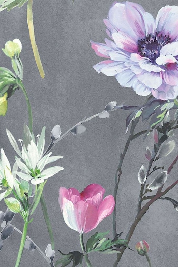 Woodchip & Magnolia Grey Maytime Wallpaper (832249) | £110
