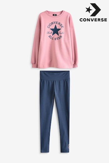 Converse Blue Crew and Leggings Set (832654) | £48