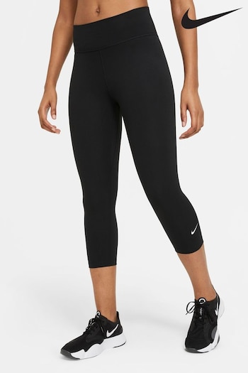 Nike Black One Capri Leggings (832908) | £33