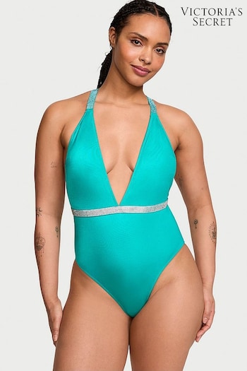Victoria's Secret Capri Sea Blue Shine Strap Swimsuit (833102) | £80