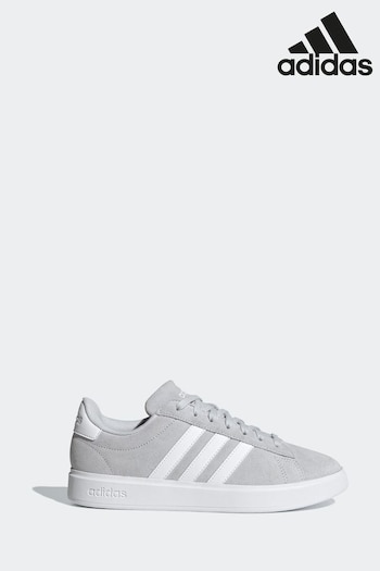 adidas Grey Grand Court 2.0 Trainers (833103) | £80