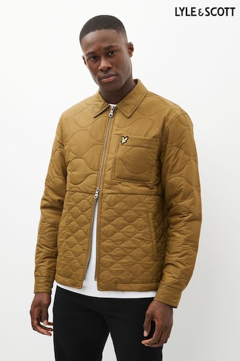 Lyle & Scott Onion Quilted Overshirt (833384) | £110