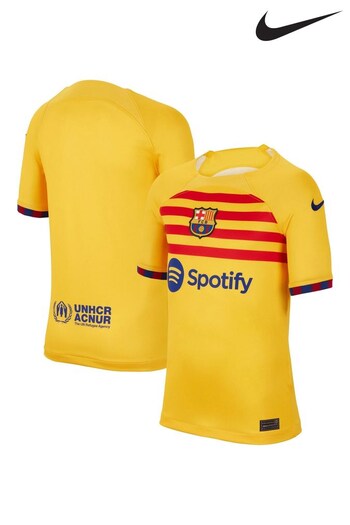 Nike Yellow Barcelona Fourth Stadium Shirt (833679) | £75