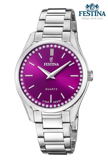 Festina Ladies Silver Tone Mademoiselle Watch (833898) | £85