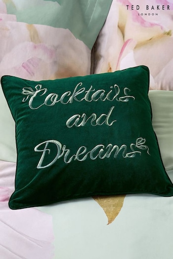Ted Baker Green Cocktails  Dreams Cushion (834125) | £50