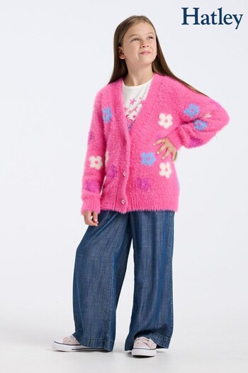 Hatley Pink Soft Floral Cardigan (834384) | £45