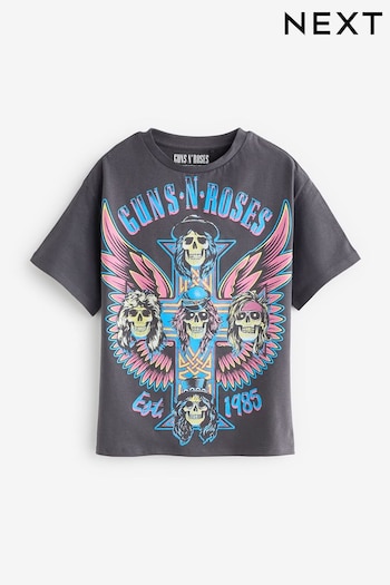 Charcoal Grey Guns N' Roses Band License T-Shirt (3-16yrs) (834487) | £14 - £19
