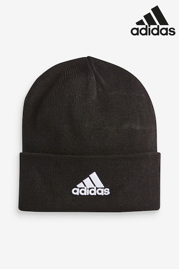 adidas Black Logo Wooly Hat (834653) | £20