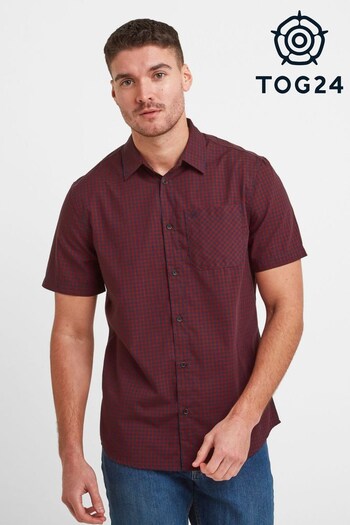 Tog 24 Red Foster Mens Check Shirt (834795) | £25