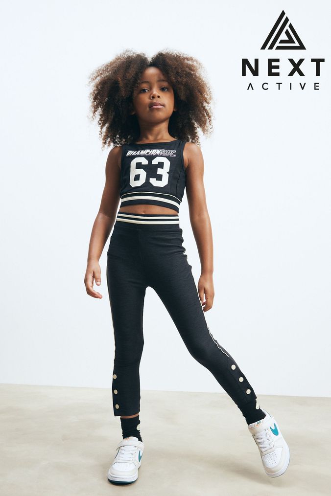 Buy Older Girls Younger Boys White Sportswear Leggings Online