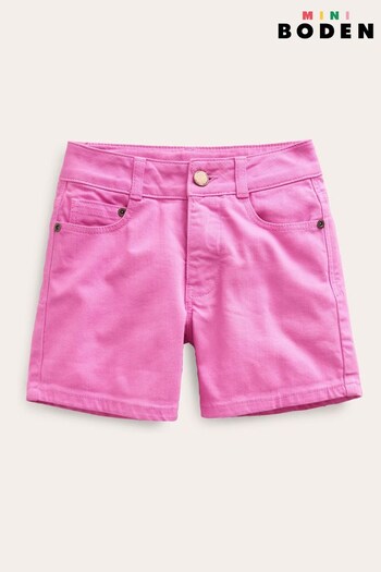 Boden Pink High Waisted Denim Shorts (834900) | £23 - £27