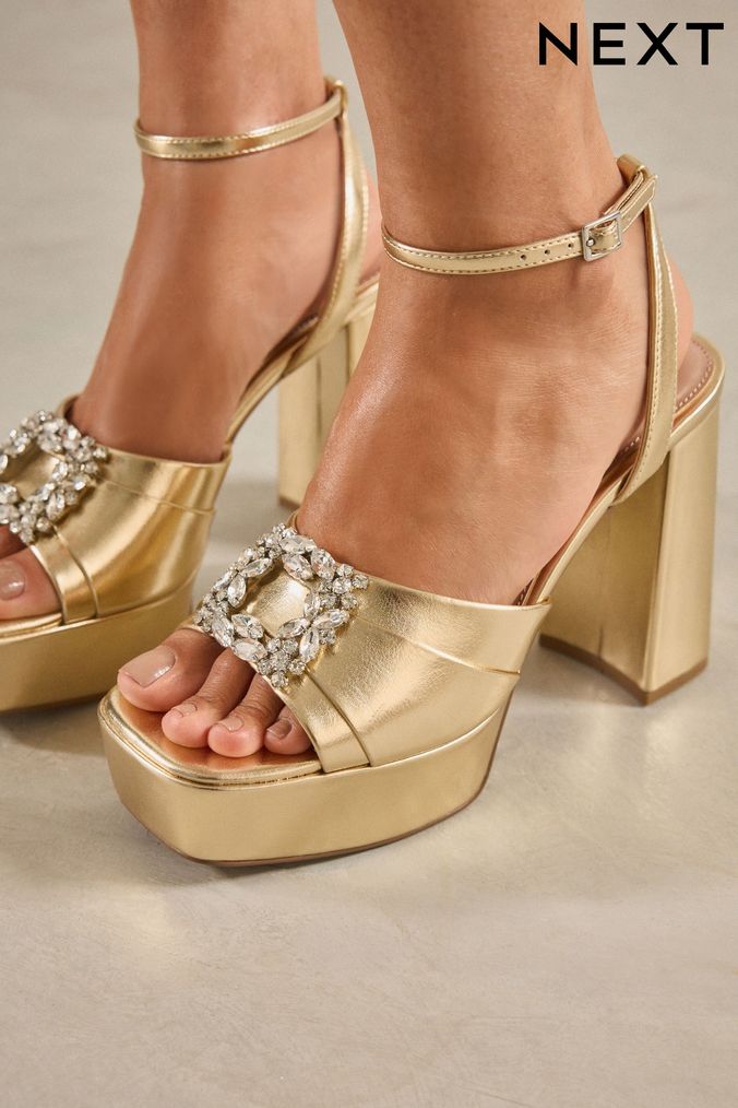 Mens gold platform shoes 2025