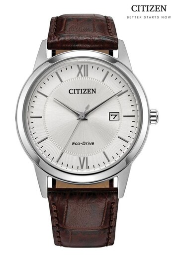 Citizen Gents Brown Strap Dress Watch (835552) | £169