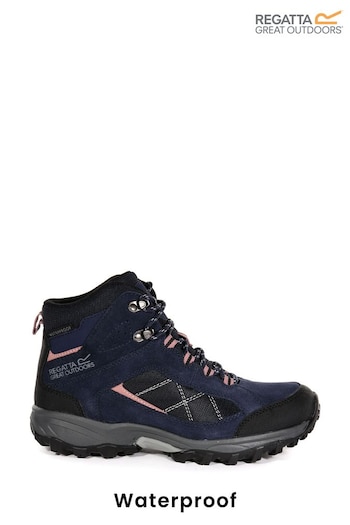 Regatta Lady Blue Clydebank Mid Walking Hiker Boots (835669) | £70
